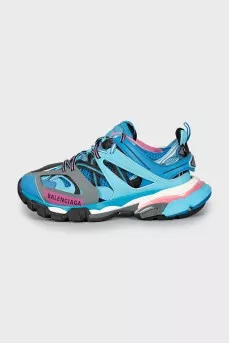 Blue Track Sneakers