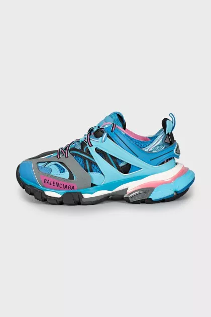 Blue Track Sneakers