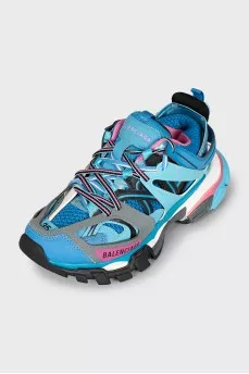 Blue Track Sneakers