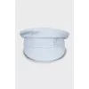 Blue cap with logo