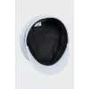 Blue cap with logo