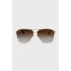 Aviator sunglasses in gold frame
