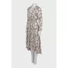 Fitted dress in paisley print