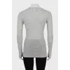 Gray wool long sleeve