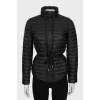 Quilted jacket with hidden hood
