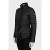 Quilted jacket with hidden hood