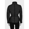 Quilted jacket with hidden hood