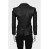 Fitted jacket in black