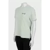 Green straight cut t-shirt