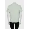 Green straight cut t-shirt