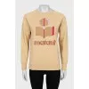 Sweatshirt with branded print