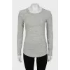 Woolen long sleeve slim fit