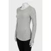 Woolen long sleeve slim fit