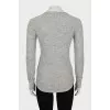 Woolen long sleeve slim fit