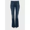 Low rise flared jeans