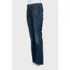 Low rise flared jeans
