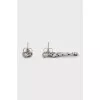 Stud earrings with rhinestones