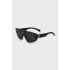 Sunglasses mask with gold logo