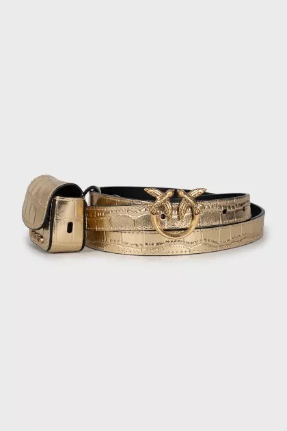 Gold belt with removable elements