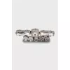 Clip earring with crystals