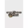 Clip earring with crystals
