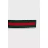Green and red striped belt