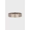White gold ring Love