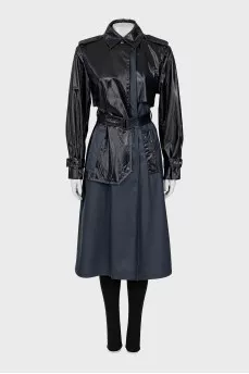 Cloak with a blue belt