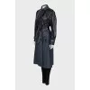 Cloak with a blue belt