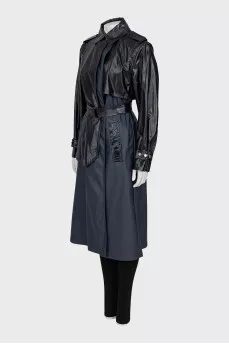 Cloak with a blue belt