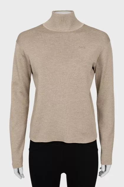 Silk and cashmere golf