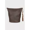 Bag with branded print