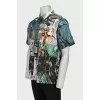 Men's printed short sleeve shirt