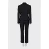 Wool suit with fitted jacket