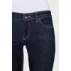 Skinny jeans with contrast stitching