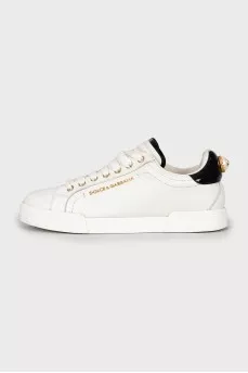 Portofino white leather sneakers