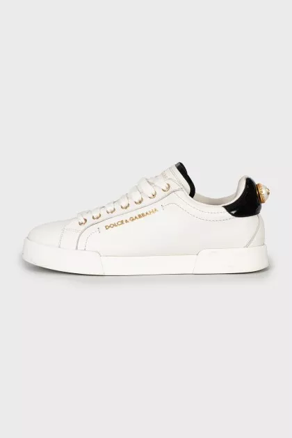 Portofino white leather sneakers