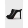 Open toe heel sandals