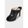 Open toe heel sandals