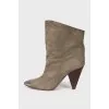 Lapee suede ankle boots