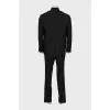 Men's black suit with tag