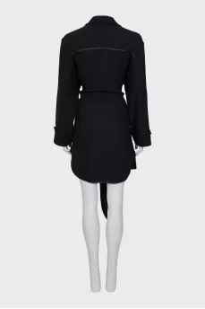 Black shirt dress