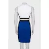 Sheath dress with zipper