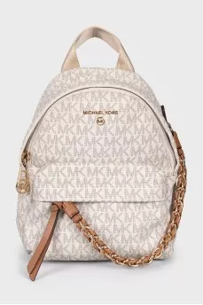 Monogram canvas backpack