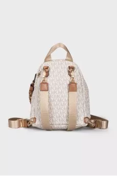 Monogram canvas backpack