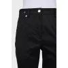 Black pants with tag