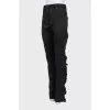 Black pants with tag