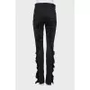 Black pants with tag