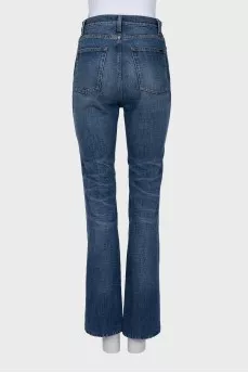 Синие джинсы straight fit