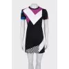 Fitted dress with sequins
